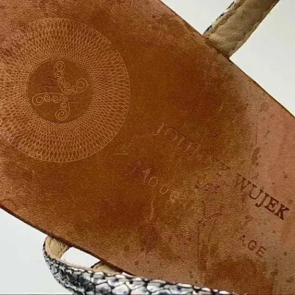 Johnny wujek sandals 39 patent leather gladiator - Picture 13 of 14